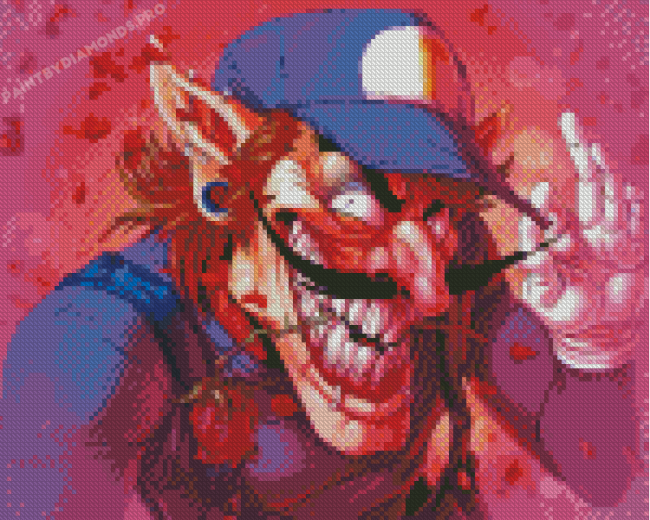 Aesthetic Waluigi Diamond Painting