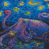 Aesthetic Abstract Octopus Diamond Painting