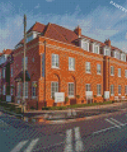 Amersham Town Buildings Diamond Painting