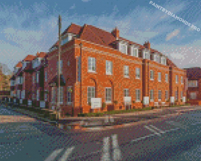 Amersham Town Buildings Diamond Painting