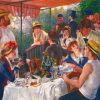 Auguste Renoirs Luncheon Of The Boating Party Diamond Paintings