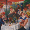 Auguste Renoirs Luncheon Of The Boating Party Diamond Paintings