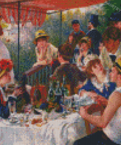 Auguste Renoirs Luncheon Of The Boating Party Diamond Paintings