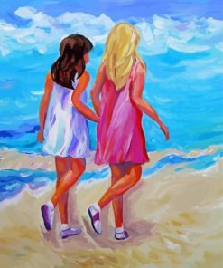 Besties At The Beach Diamond Painting