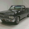 Black 66 El Camino Diamond Painting