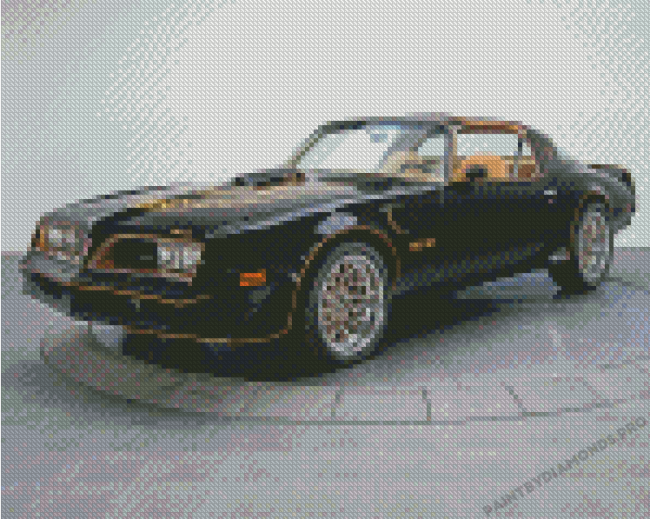 Black 78 Firebird Diamond Paintings