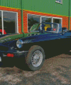 Black Mg Roadster Diamond Painting