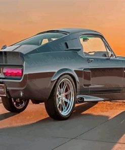 Black Shelby Mustang Diamond Painting