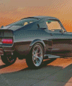 Black Shelby Mustang Diamond Painting