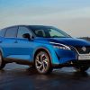 Blue Nissan Qashqai Diamond Paintings