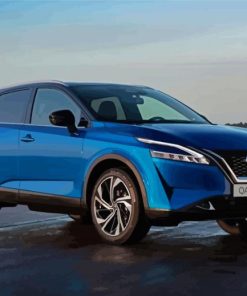 Blue Nissan Qashqai Diamond Paintings