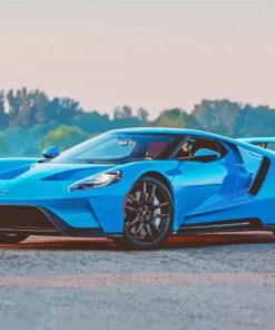 Blue Ford Gt Diamond Painting