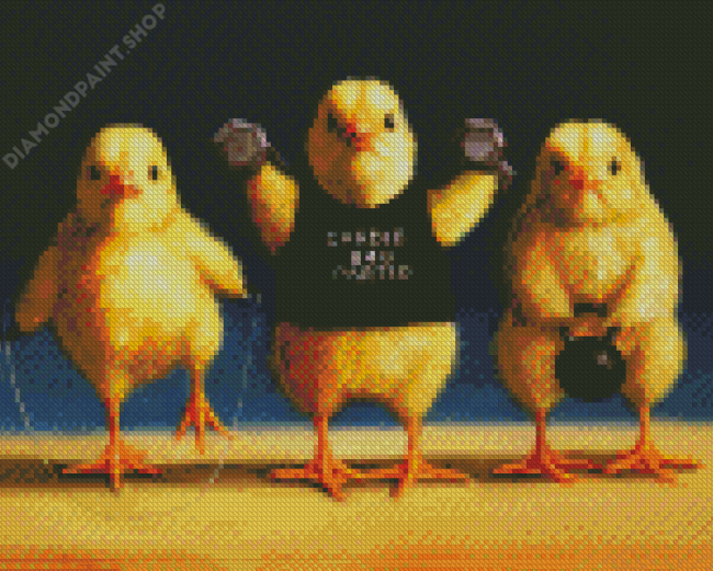 Bodybuilder Chicks Diamond Paintings