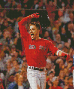 Boston Red Sox Player Diamond Painting