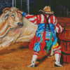 Bull Fighter Clown Art Diamond Painting