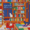 Cats Library Diamond Painting