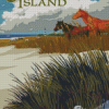 Chincoteague Island Virginia Poster Diamond Painting