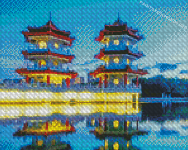 Chinese Building Diamond Paintings