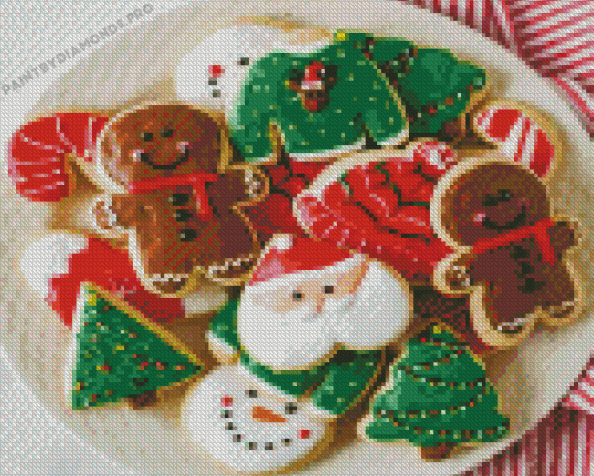 Christmas Cookies Diamond Painting