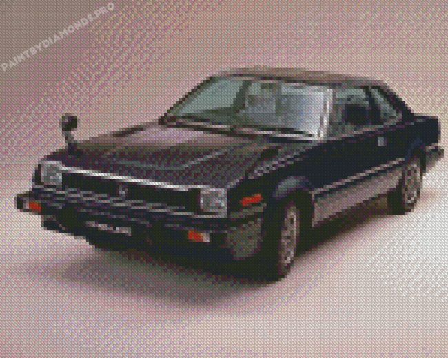 Classic Black Honda Prelude Diamond Painting