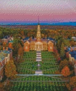 Colby College Building Diamond Painting