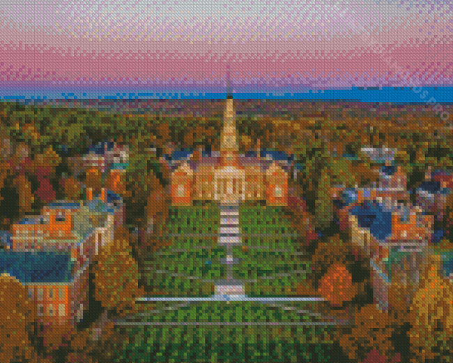 Colby College Building Diamond Painting