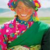 Colorful Tibet Girl Diamond Painting