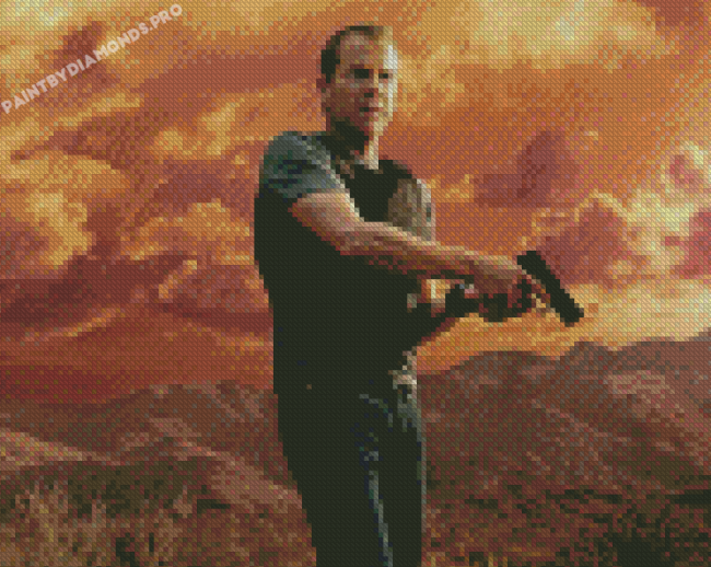 Cool 24 Jack Bauer Diamond Painting