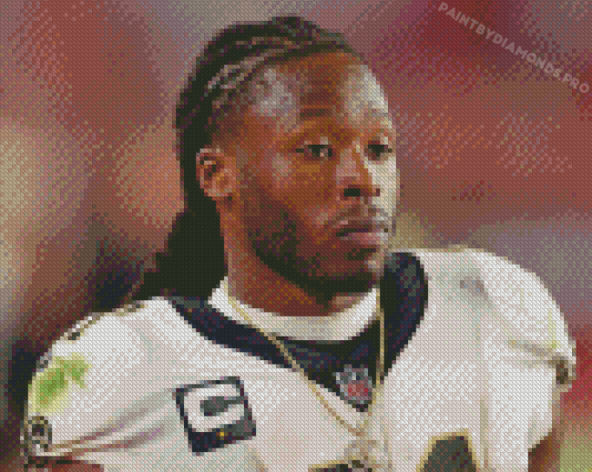 Cool Alvin Kamara Diamond Painting