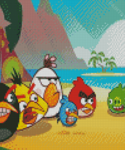 Cool Angry Birds Diamond Painting