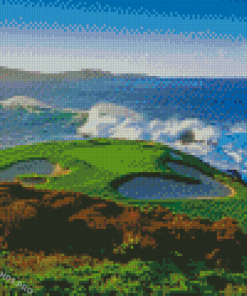 Cool Pebble Beach Golf Diamond Painting