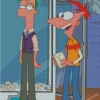 Cool Phineas And Ferb Diamond Paintings