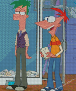 Cool Phineas And Ferb Diamond Paintings