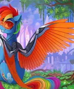 Cool Rainbow Dash Diamond Painting