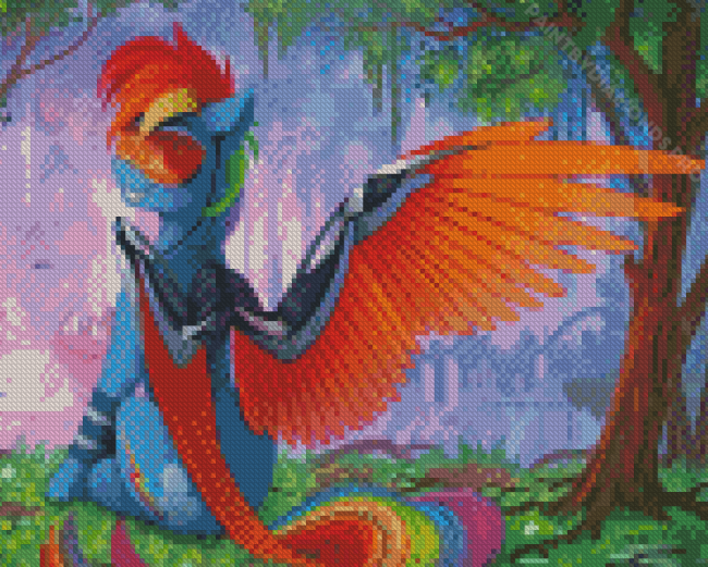 Cool Rainbow Dash Diamond Painting