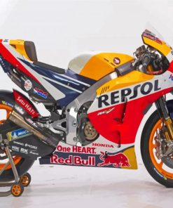 Cool Repsol Honda Motorcycle Diamond Painting