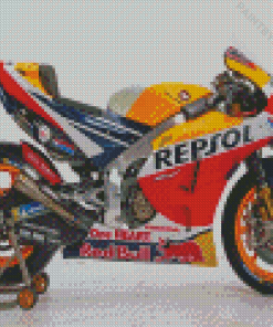 Cool Repsol Honda Motorcycle Diamond Painting