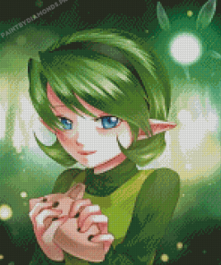 Cool Saria Legend Of Zelda Diamond Painting