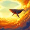 Cool Whale Sky Diamond Painting