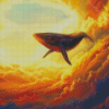 Cool Whale Sky Diamond Painting