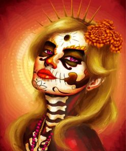 Cool Catrina Art Diamond Painting