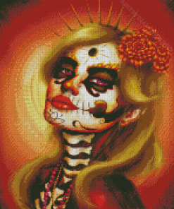 Cool Catrina Art Diamond Painting