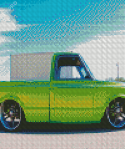 Cool Green Chevy Diamond Painting