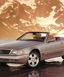 Cool Mercedes SL Car Diamond Paintings