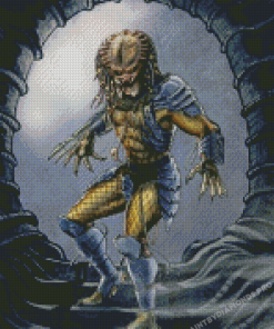 Cool Predator Alien Diamond Painting