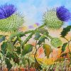 Cool Thistles Diamond Painting