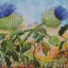 Cool Thistles Diamond Painting