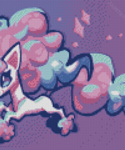 Cute Galar Ponita Diamond Painting