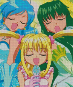 Cute Mermaid Melody Diamond Painting