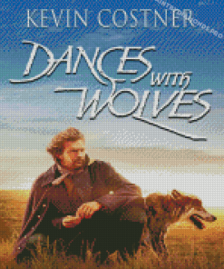 Dances With Wolves Poster Diamond Painting